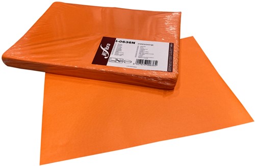 Placemat Infibra 1laags 400x300mm 250 vel oranje 8 pak