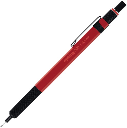 Vulpotlood rOtring 500 0.5mm rood 1 Stuk-2