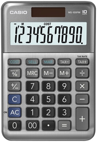 Rekenmachine Casio MS-100FM 1 Stuk