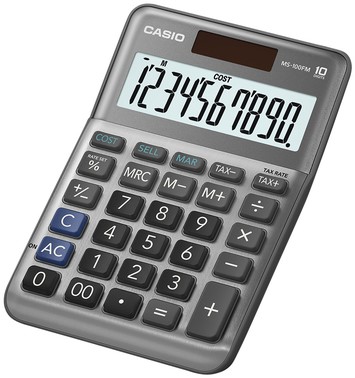 Rekenmachine Casio MS-100FM 1 Stuk-2