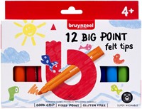 Bruynzeel Kids Big Point viltstiften set 12 12 Stuk