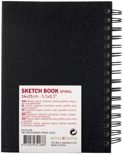 Schetsboek Talens Art Creation 140x210mm zwart 1 Stuk-2