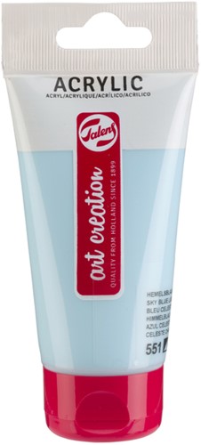 Acrylverf TAC 551 hemelsblauw licht tube 75ml 75 Milliliter