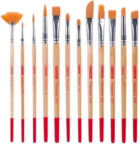 Penseel TAC filament 12 stuks S 12 Stuk-3