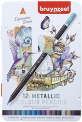 Kleurpotlood Bruynzeel Expression 12st metallic 12 Stuk
