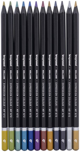 Kleurpotlood Bruynzeel Expression 12st metallic 12 Stuk-2