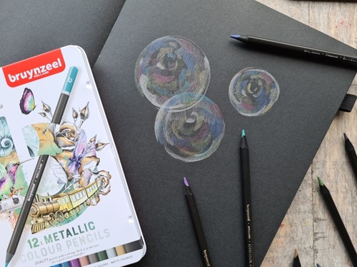 Kleurpotlood Bruynzeel Expression 12st metallic 12 Stuk-1