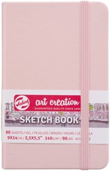 Schetsboek Talens Art Creation 90x140mm roze 1 Stuk