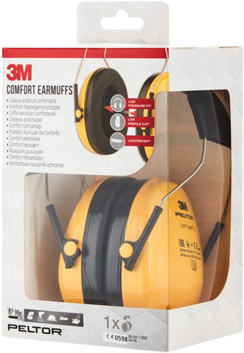 Oorkap 3M Peltor Optime Comfort H510A (87-98dB) 1 Stuk