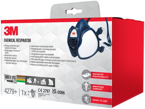 Masker 3M chemische stoffen FFABEK1 P3 D filters 1 Stuk-2