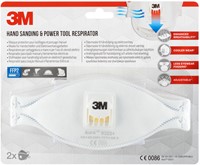 Stofmasker 3M Aura 9322 FFP2  ventiel 2st 2 Stuk