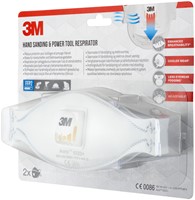 Stofmasker 3M Aura 9322 FFP2  ventiel 2st 2 Stuk-2