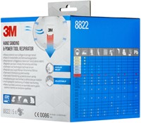 Stofmasker 3M 8822 FFP2 met ventiel 5st 5 Stuk-2