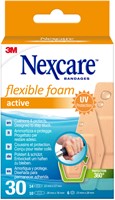 Wondpleister Nexcare active flex foam 30st ass 30 Stuk