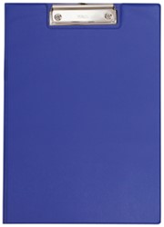 Klembordmap MAUL poly A4 staand PP-folie blauw 1 Stuk