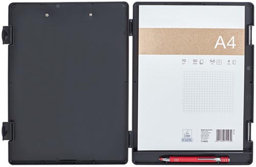 Klembordkoffer MAULt red A4 staand opbergvak PP zw 1 Stuk-4