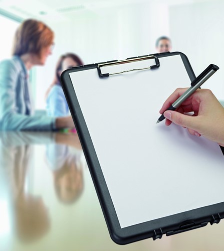 Klembordkoffer MAUL slim A4 staand opbergvak PP zw 1 Stuk-7