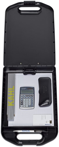 Klembordkoffer MAUL breed A4 staand opbergvk PP zw 1 Stuk-2