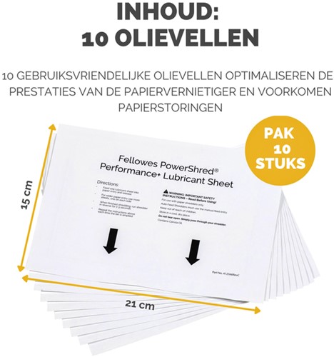 Olievellen papiervernietiger Fellowes Performance+ 10 Vel-2
