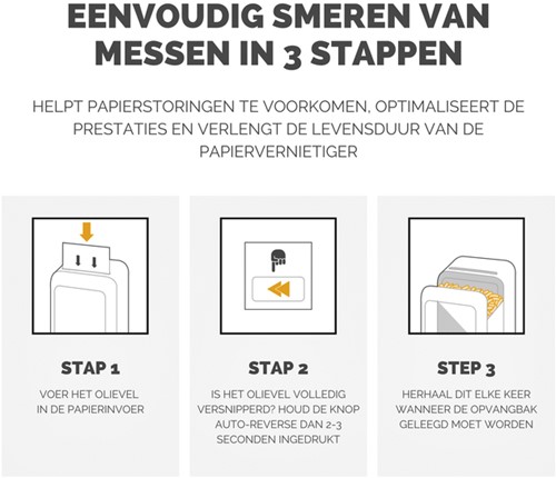 Olievellen papiervernietiger Fellowes Performance+ 10 Vel-3