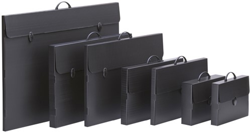 Tekenkoffer Favorit Every Line 375x270x80mm zwart-1