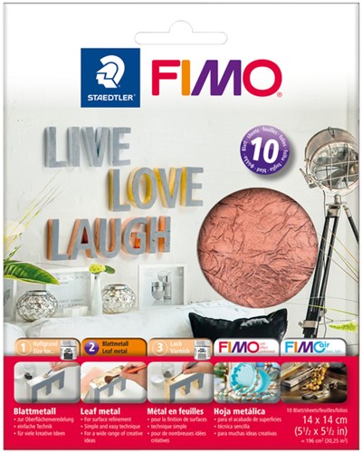 Bladmetaal Staedtler Fimo 10v koper 10 Stuk