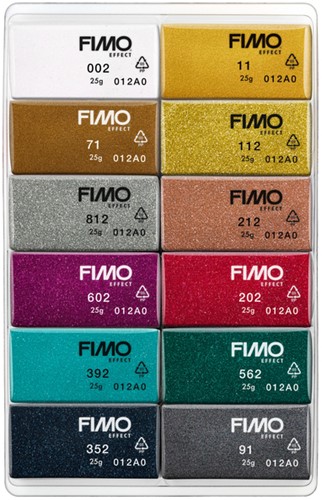 Klei Fimo Staedtler effect colourpack 12 sparkle 12 Stuk-2