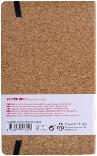 Schetsboek Talens Art Creation 130x210mm kurk 1 Stuk-2