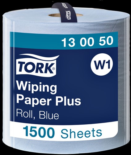Poetspapier Tork W1 Premium 2laags blauw 130050 510 Meter-2