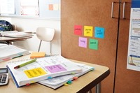 Memoblok Post-it 654 Super Sticky 76x76mm geel 12 Stuk-2