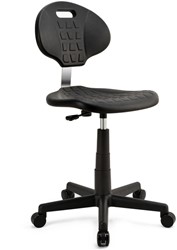 Werkstoel Euroseats Tarente Medium zwart 1 Stuk