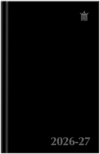 Schoolagenda 2026-2027 Ryam Studie Uni 7d/2p zwart 1 Stuk