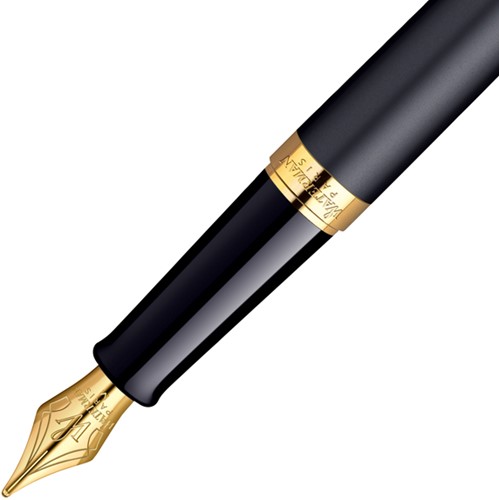 Vulpen Waterman Hemisp GT M mat zwart 1 Stuk-3