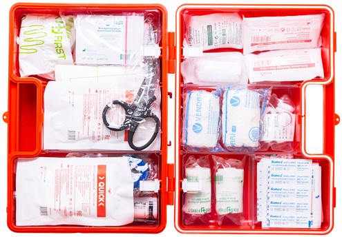 Verbandkoffer FixFirst BHV norm 2021 oranje kruis 1 Stuk-3