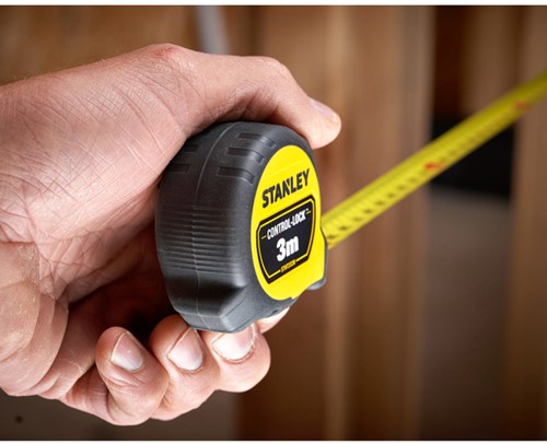 Rolmaat Stanley Control-Lock 3 meter 19mm 1 Stuk-1