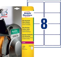 Etiket Avery L7914-10 99.1x67.7 polyester wit 80st 10 Vel-2