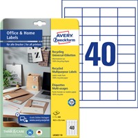 Etiket Avery LR3657-10 48.5x25.4mm recycled wit 400 stuks-2