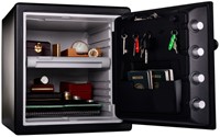 Kluis MasterLock brandvrij en waterdicht electronisch combi-slot XL zwart ZA43-2