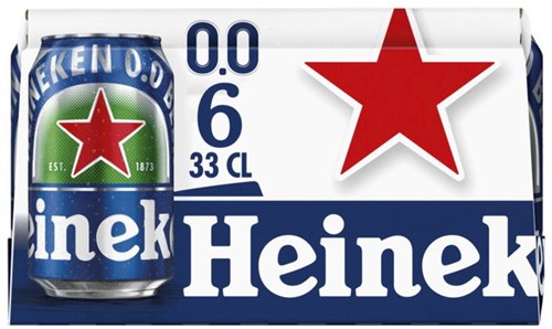 Bier Heineken 0.0 blik 330ml 330 Milliliter-2