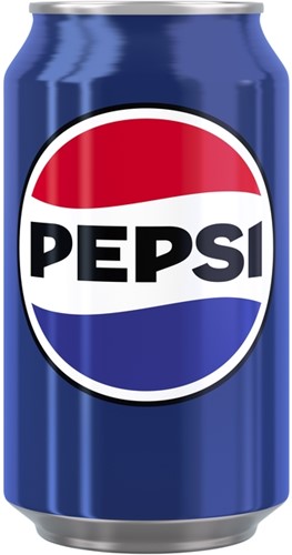 Frisdrank Pepsi Regular cola blik 330ml 330 Milliliter