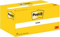 Memoblok Post-it 653 38x51mm geel 3 Stuk-3