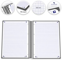 Notitieboek Oxford Classic Europeanbook A4+ 4-gaats lijn 160 pagina's zwart-3