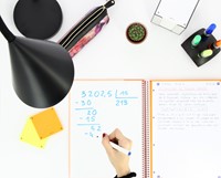 Collegeblk Oxf School A5+ ln 17gaats 160pag pastel 3 Stuk-1