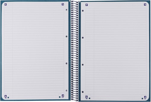 Notitieboek Oxford Classic Europeanbook A4+ 4-gaats lijn 160 pagina's donkerblauw-3
