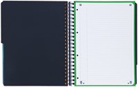Projectboek Oxford School A4+ lijn 4-gaats 240 pagina's 80gr aqua-3