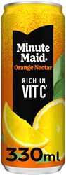 Frisdrank Minute Maid orange blik 330ml 330 Milliliter