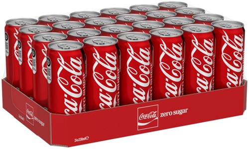 Frisdrank Coca Cola zero blik 330ml-2