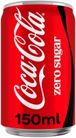 Frisdrank Coca Cola zero blik 150ml-2
