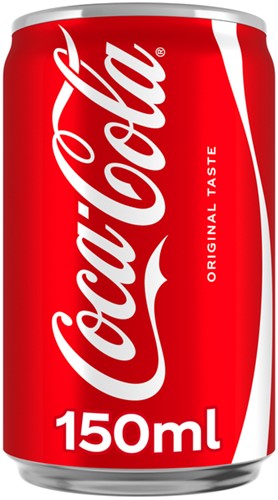 Frisdrank Coca Cola Regular blik 150ml