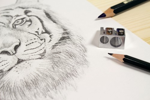 Puntenslijper Westcott aluminium dubbel kegelvorm 1 Stuk-2